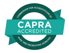 CAPRA (Commission for Accreditation of Park and Recreation Agencies) Accredited logo