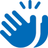 Clapping hands icon